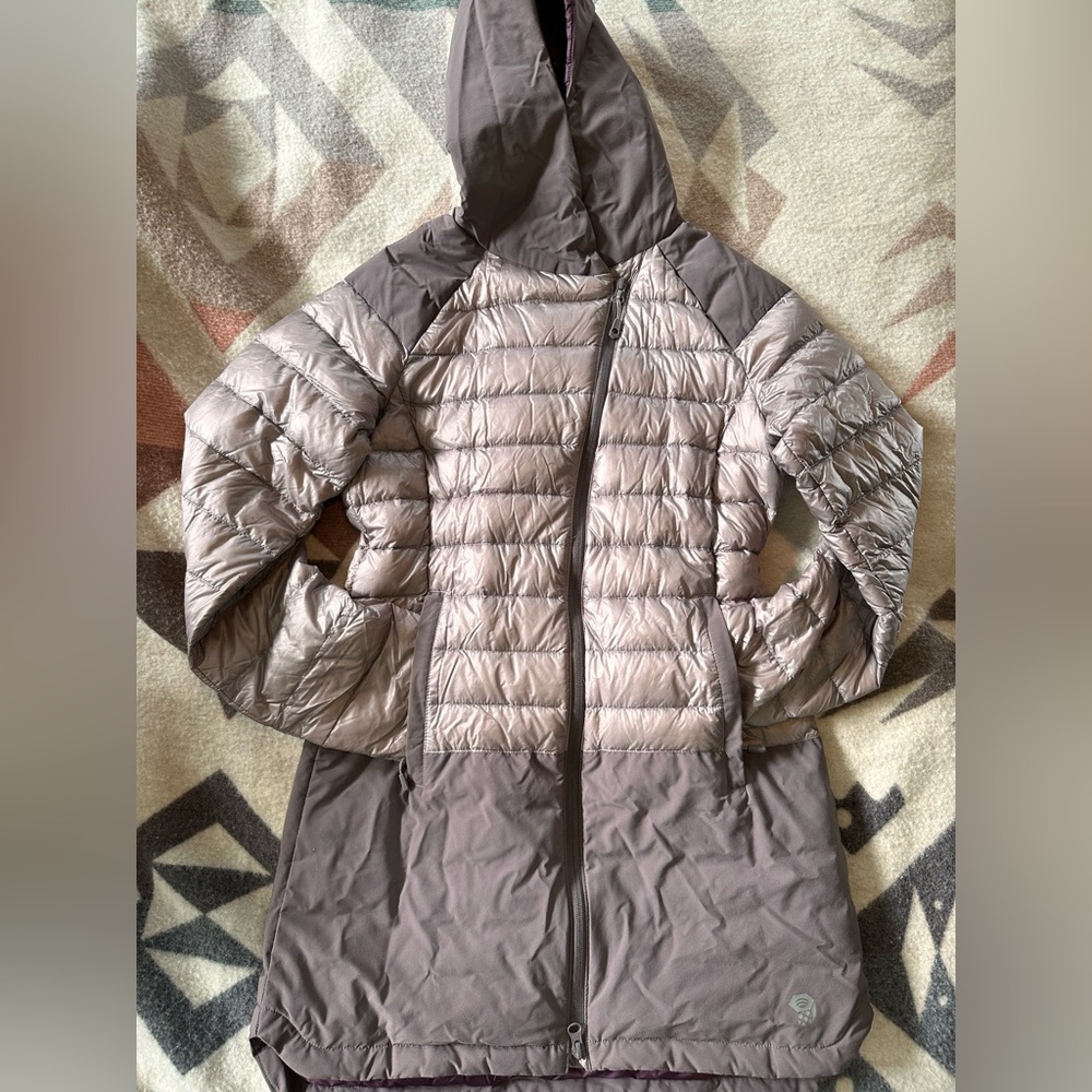 Mountain Hardwear 
Purple Puff Coat